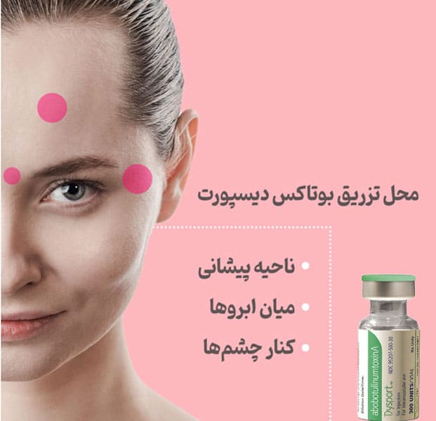 محل تزریق بوتاکس دیسپورت